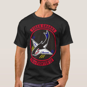 Camiseta Tiburones de tigre del 75° Escuadrón de combate Ai