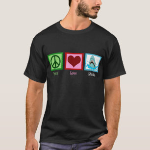 Camiseta Tiburones del amor de la paz
