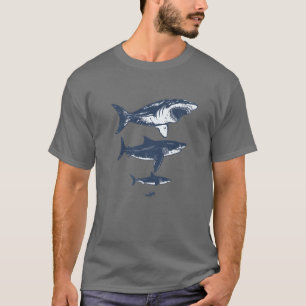 Camiseta Tiburones Gigantes Y Un Buceador - Buceo Scuba