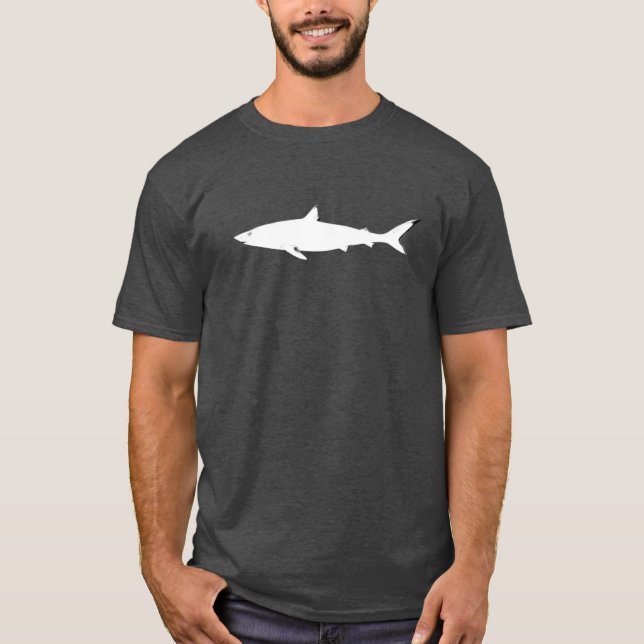 Camiseta tiburones negros de natación (Anverso)