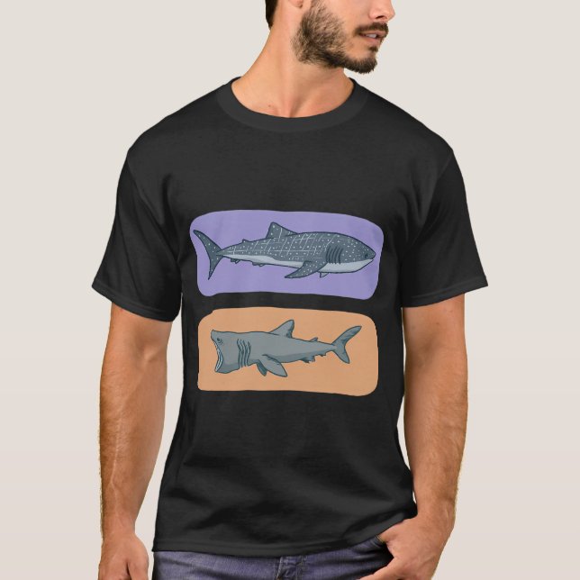 Camiseta Tiburones que comen gran plancton (Anverso)