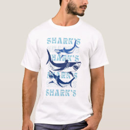 CAMISETA TIBURONES, TIBURONES, ESTILO