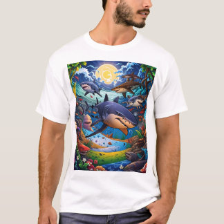 Camiseta Tiburones: viniendo hacia ti