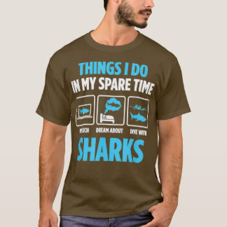 Camiseta Tiburones Y Pescados Graciosos Tiburón Ballena