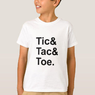 Camiseta Tic Tac Toe Divertido Juego de Papel y Lápiz