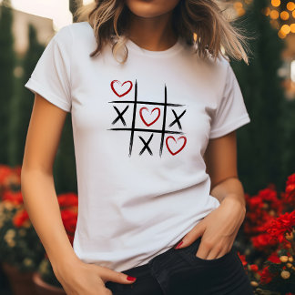 Camiseta Tic Tac Toe - El amor siempre gana