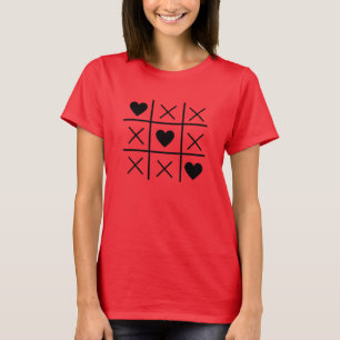 Camiseta Tic tac toe Valentin's day T-Shirt