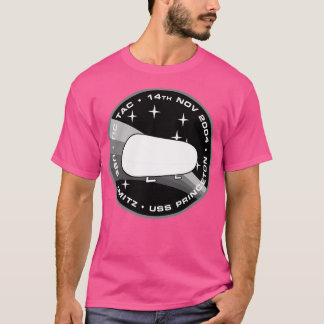 Camiseta Tic Tac Ufo Uap Encuentro Parche Moral - Negro W
