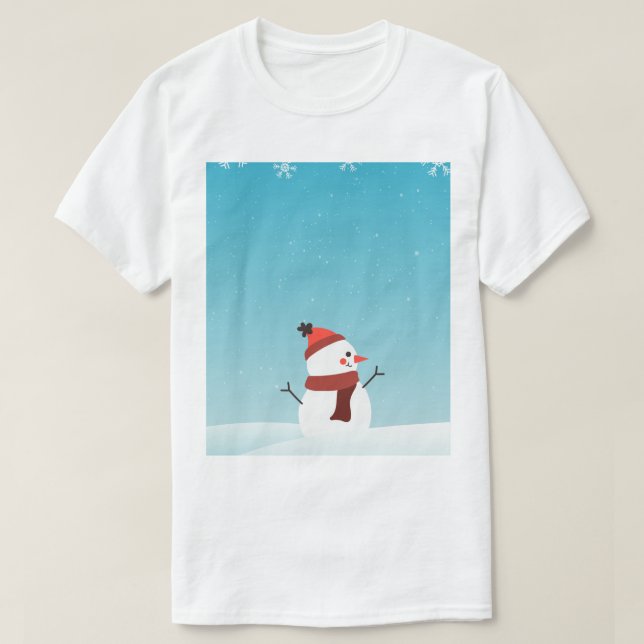 Camiseta Tichert para hombres invierno  (Diseño del anverso)