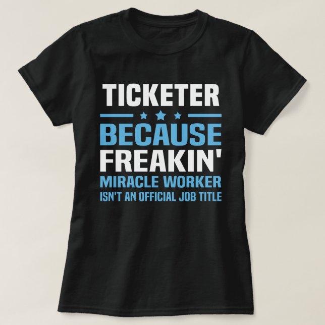 Camiseta Ticketer (Diseño del anverso)