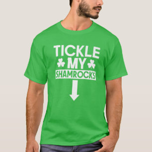 Camiseta Tickle My Shamrock St Patricks Day Hu Adulto Irlan