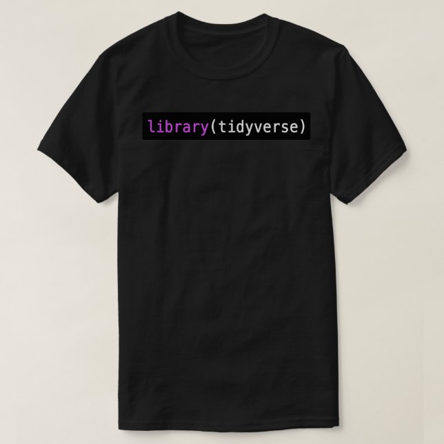 Camiseta tidyverse 1  (Diseño del anverso)