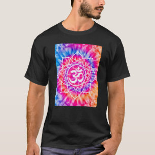 Camiseta Tie Die Ohm Yoga Budismo Hindú Yoga Namas Oriental
