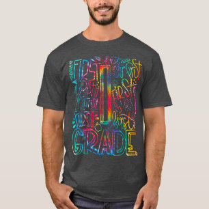 Camiseta Tie Dye 1st Grade Back To School Teacher Student T