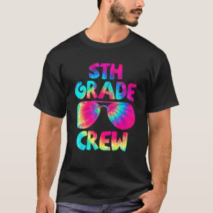 Camiseta Tie Dye 5º Grado De Equipo El Primer Día De La Esc