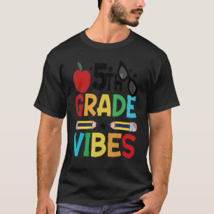 Camiseta Tie Dye 5th Grade Vibes Fifth Grade Squad 1st Day 