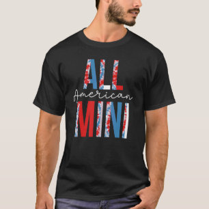 Camiseta Tie Dye All American Mini Patriótico Cuarto De