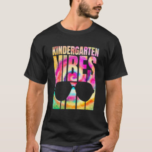 Camiseta Tie Dye Back To School Kindergarten Vibes First Da