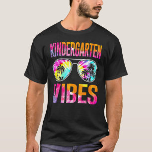 Camiseta Tie Dye Back To School Kindergarten Vibes First Da