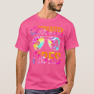 Camiseta Tie Dye Back To School Kindergarten Vibes First Da