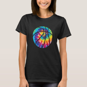 Camiseta Tie Dye Ball Entrenador Deportivo de Baloncesto