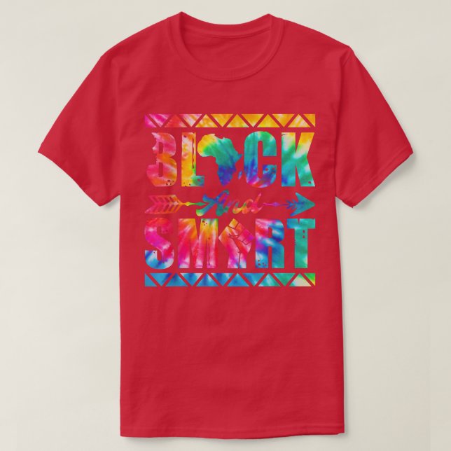 Camiseta Tie Dye Black y Smart Junetdecis Black History M (Diseño del anverso)