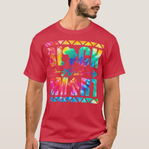 Camiseta Tie Dye Black y Smart Junetdecis Black History M