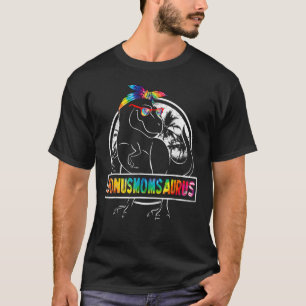 Camiseta Tie Dye Bonusmomsaurus Bonus Mamá Dinosaur Rex Mot