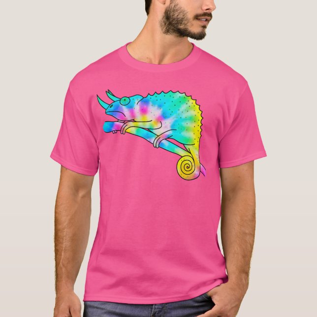 Camiseta Tie Dye Chameleon (Anverso)