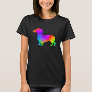 Camiseta Tie Dye Dachshund, dueño de Fun Dog Lover