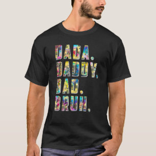 Camiseta Tie Dye Dada Daddy Dad Bruh  Father's Day