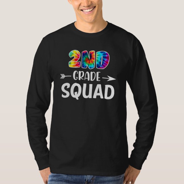 Camiseta Tie Dye de la pandilla de 2do Grado para  (Anverso)
