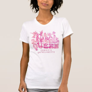 Camiseta Tie Dye Disco Bachelorette Retro Dancing Queen