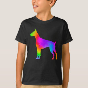Camiseta Tie Dye Doberman Pinscher, dueño de Fun Dog Lover
