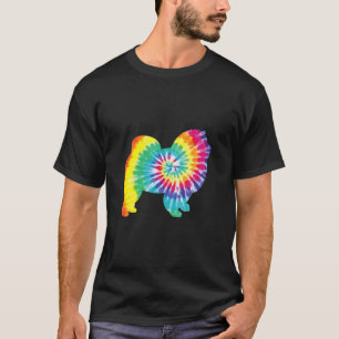Camiseta Tie Dye Dog Hippie Chow Terrier Puppy Retro