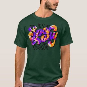 Camiseta Tie Dye El otoño vibes la temporada de fantasía Ha