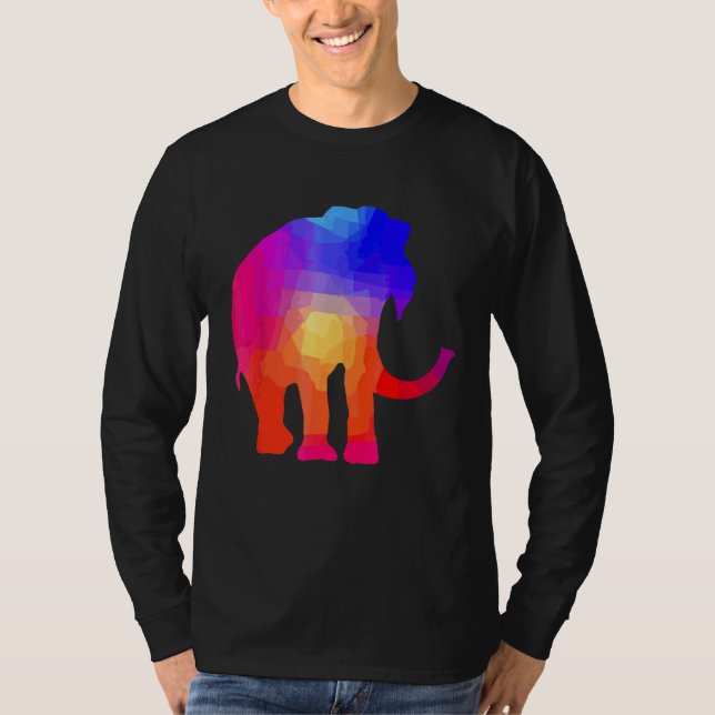 Camiseta Tie Dye Elephant Tie Dyed Save The Animals (Anverso)