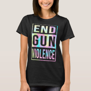 Camiseta Tie Dye End Gun Violence Awareness Day Wear Naranj