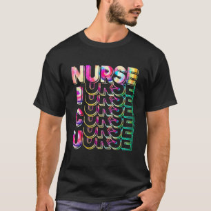 Camiseta Tie Dye Enfermera Nicu Hombres Mujeres Ic