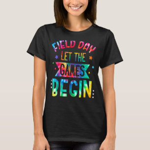 Camiseta Tie Dye Field Day 2022 Dejar Que Los Juegos Sean U