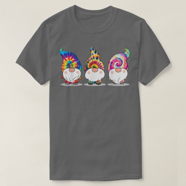 Camiseta Tie dye gnome Gnome (Diseño del anverso)