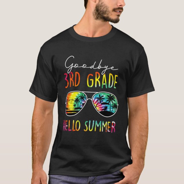 Camiseta Tie Dye Goodbye 3Rd Grade Hello Summer Last Day Of (Anverso)