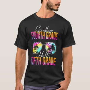 Camiseta Tie Dye Goodbye Cuarto Grado Hola Té de Quinto Gra