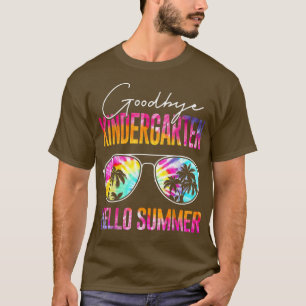 Camiseta Tie Dye Goodbye Kindergarten Hola verano el día pa