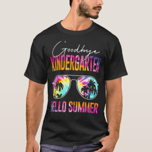 Camiseta Tie Dye Goodbye Kindergarten Hola verano el día pa