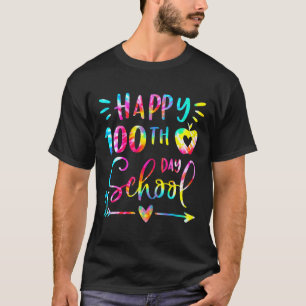 Camiseta Tie Dye Happy 100 Day School Profesora 100