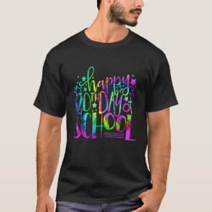 Camiseta Tie Dye Happy 120 Day Of School Teacher Student