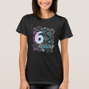 Camiseta Tie Dye Hello 6º grado del equipo Sexto grado del 