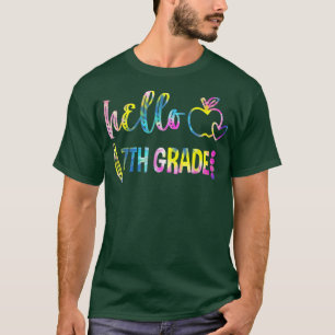 Camiseta Tie Dye Hello 7º Grado Equipo 7º Grado De Vuelta A