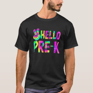Camiseta Tie Dye Hello Pre K De Vuelta A Los Maestros